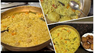 2min Simple masoor dal vegetable khichdi amp pokora recipe weightlosschannel foodytviralvideo [upl. by Eilrahc]