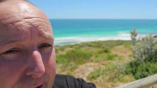 En direct du point de vue au dessus des dunes de Mullaloo Beach au nord de Perth dans le WA [upl. by Atinauq]