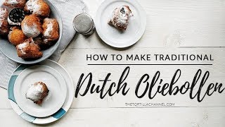 How to make traditional Dutch oliebollen [upl. by Limann]