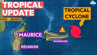 Cyclone Threat for Mauritius amp Reunion [upl. by Ahsemrac557]