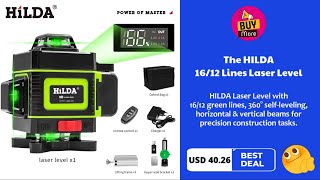 The HILDA 16 Lines Laser Level [upl. by Alake]