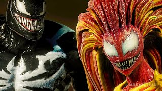 Venom Transforms MJ To Scream Scene  Marvels SpiderMan 2 PS5 [upl. by Hildy615]