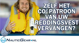 Besto Comfort Fit Automatisch Reddingsvest Co2 patroon vervangen [upl. by Ivens]