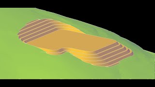 9Terraplanagem com taludes e bermas usando um Assembly no Civil 3D [upl. by Garin670]