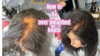 How to fix over bleached knots [upl. by Niuqram]