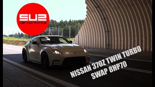 Nissan 370Z Twin turbo  8HP Gearbox swap [upl. by Karna]