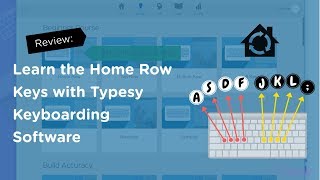 Typesy Review Learn How to Type The Home Row Keys With Typesy Software 2021 [upl. by Ecnadnak]