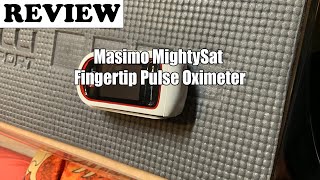 Masimo MightySat Fingertip Pulse Oximeter  Review 2022 [upl. by Wald465]