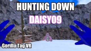 Hunting Down Daisy09  Gorilla Tag VR [upl. by Rustin]