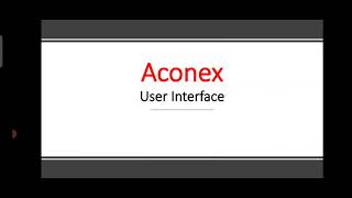 0103  Aconex 03  UI User Interface [upl. by Rozalin]