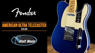 The ALLNEW American Ultra Telecaster from Fender [upl. by Ellerol38]