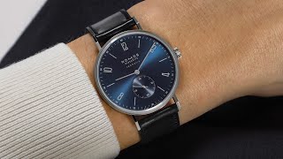 Unboxing NOMOS Glashütte  TANGENTE NEOMATIK BLUE GOLD  Watch  Uhr [upl. by Ecital]