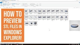 Shop Talk  How to Preview an STL in WIndows Explorer [upl. by Levana69]