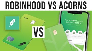 Robinhood Cash Card vs Acorns  Which One is Better 2024 [upl. by Tannie]