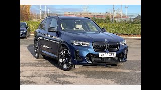 Used BMW iX3 80kWh M Sport Pro  Motor Match Chester [upl. by Alhak]