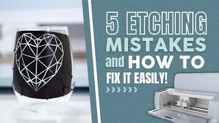 5 ETCHING MISTAKES amp HOW TO FIX IT EASILY OMG [upl. by Minica]