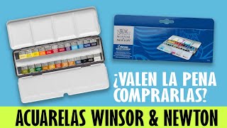 Acuarelas Winsor amp Newton en papel Fabriano demostración y reseña [upl. by Chilt]