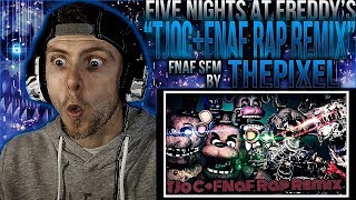 Vapor Reacts 511  FNAF SFM TWISTED ANIMATION quotTJOC  FNAF Rap Remixquot SFM by ThePixel REACTION [upl. by Neelloj]