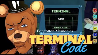 The Terminal Code ROBLOX  Forgotten Memories [upl. by Anhaj]