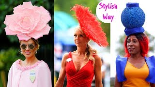 Royal Ascot 2017 ► the most extravagant and maybe expensive hats [upl. by Asilanom]