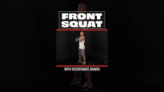 Perfecting the Front Squat  Resistance Band Training  TA2 Build [upl. by Reena]