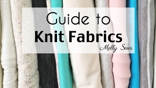 Understanding Stretch Fabrics  Types of Knit Fabrics [upl. by Aliet]