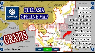 Peta Navionic BoatingHd FULL ASIA Offline installer [upl. by Acire]