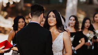 OUR FULL WEDDING CEREMONY emotional vows [upl. by Neysa]