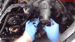 Ford Transit 24L  Fitting a Timing Chain [upl. by Airotahs]