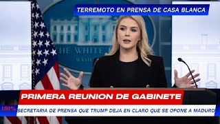 Casa Blanca deja clara posición de Trump contra Maduro quotEl Presidente se opone al régimen chavistaquot [upl. by Allertse971]