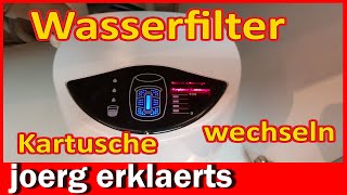 Wasserfilter Kartusche wechseln Change the espring Water Filter cartridge Amway e spring Tutorial [upl. by Patric320]