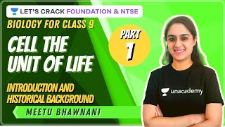 Introduction and Historical Background  Cell The Unit Of Life  Part 1  Meetu Bhawani [upl. by Aketal]