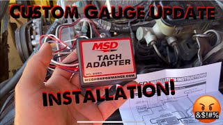 MSD Tach Adapter install [upl. by Hadden726]