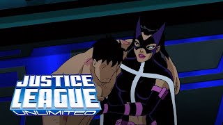 Superman and Huntress rescue The Question from Cadmus  Justice League Unlimited [upl. by Aeriell]