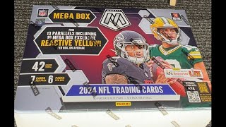 2024 NFL Panini Mosaic Football Mega Box Break [upl. by Diena]