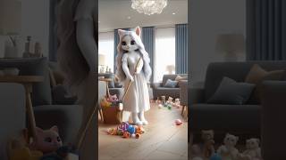 Kittens Causing Trouble 😵‍💫 😭 😵‍💫 Cat meme Story aiart aicat cute cat sadstory [upl. by Neysa466]