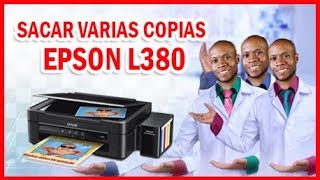 COMO FOTOCOPIAR EN UNA IMPRESORA EPSON [upl. by Einatirb]