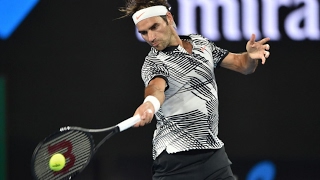 Roger Federer  Best Points Australian Open 2017 [upl. by Nogras903]