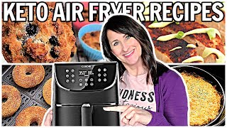 10 Keto Air Fryer Recipes  Healthy LOW CARB for ANYONE [upl. by Ecidna]