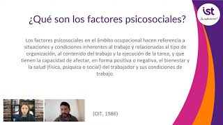 ¿Qué son los factores psicosociales [upl. by Asp]