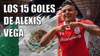 Los 15 goles de Alexis Vega con Toluca [upl. by Quartis393]