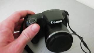 Canon Powershot SX400IS change battery [upl. by Brittni164]