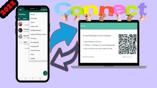 How To Connect Android Mobile Whatsapp To Laptop Or PC [upl. by Alita]