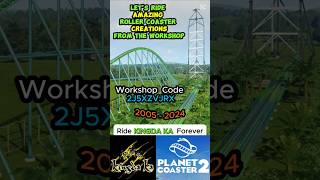 Ride Kingda Ka 4Ever  Workshop Roller Coaster Creations  Eps 4  shorts planetcoaster fyp pov [upl. by Aliber]