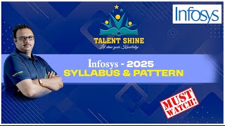 Infosys  Pattern amp Syllabus  2025  Must Watch [upl. by Aggi]