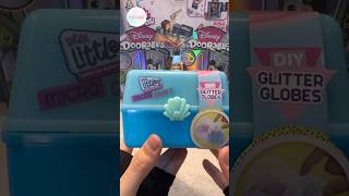 UNBOXING REAL LITTLES MICRO CRAFT DIY GLITTER GLOBES shorts asmr playtastics [upl. by Hudnut787]