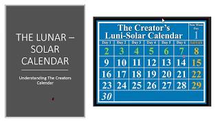 UNDERSTANDING THE LUNAR – SOLAR CALENDAR [upl. by Winton970]