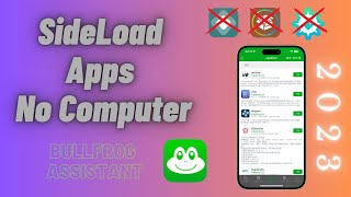 How to Sideload apps Without Computer  Full Guide 2023 [upl. by Ymme708]