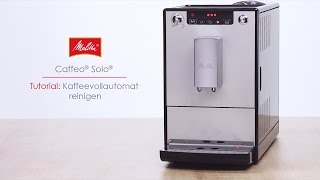 Melitta® Solo®  Tutorial Kaffeevollautomat reinigen [upl. by Ahseia]