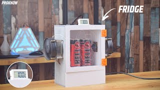 Making a Mini Refrigerator from Peltier DIY Homemade Fridge [upl. by Adelbert]